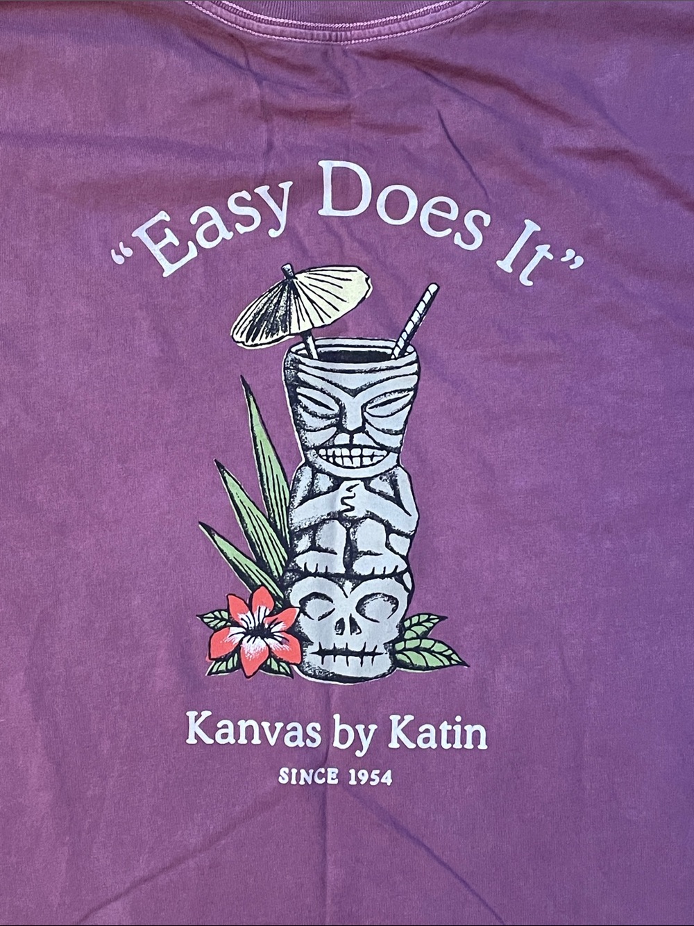 Urban Outfitters Mens Katin Mixer Tee Shirt /Washed Purple